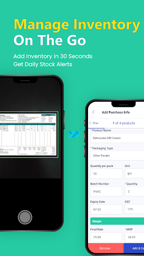 Pharmacy Medical Billing App Screen 2