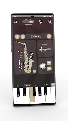 Android application Saxophone Fingering Chart screenshort