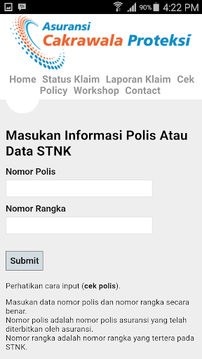 Asuransi Cakrawala Proteksi Screen 3