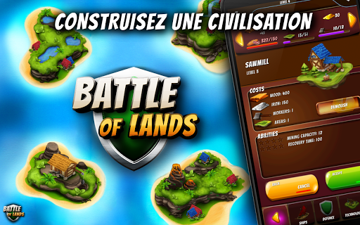 Télécharger Gratuit Battle of Lands  APK MOD (Astuce) screenshots 1