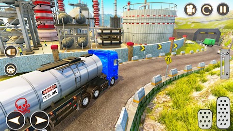 Oil Tanker Transporter 2019：無料のオフロードゲームのおすすめ画像1