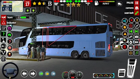 euro jogo de ônibus dirigindo