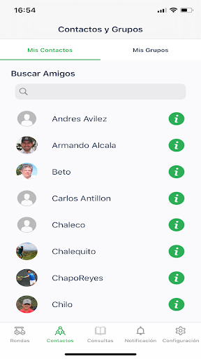 Android application HandicApp GBB screenshort