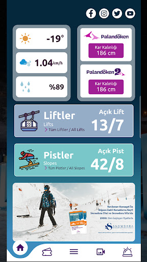 Android application Palandöken screenshort