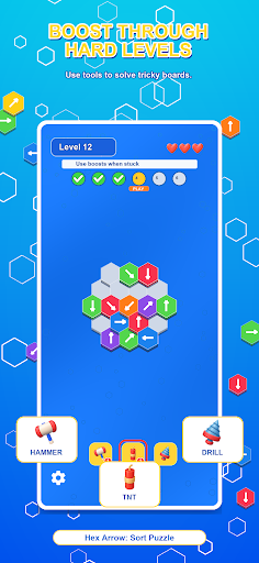 Hex Arrow: Sort Puzzle screenshot