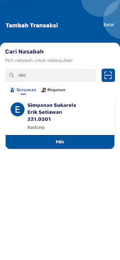 E-Collector KSP LAS Screen 3