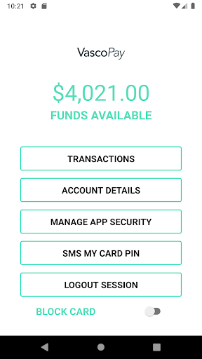 Vasco Pay Screen 2