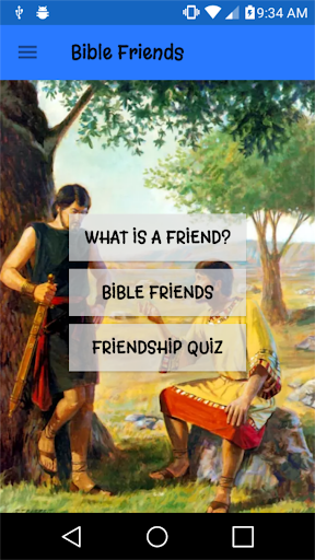 Android application Friendship Bible Verses screenshort