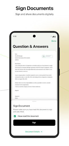 Screenshot of UAE PASS