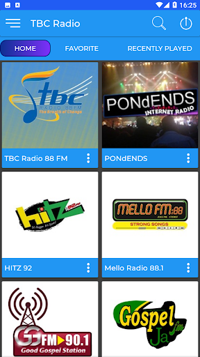 Android application TBC Radio 88.5 Jamaica Radio screenshort
