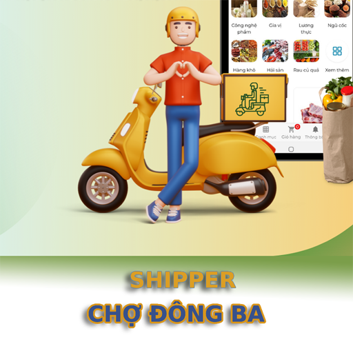 Chợ Đông Ba Shipper logo