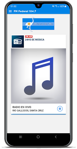 Android application FM Federal 104.7 screenshort