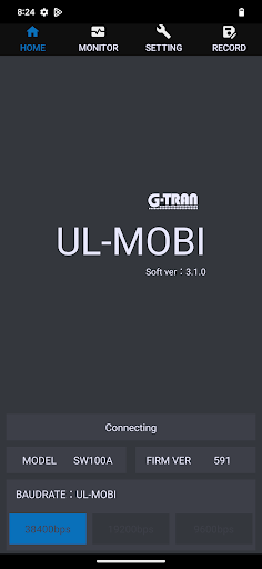 Android application UL-MOBI screenshort