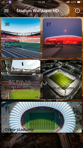 Android application Stadium wallpapers HD Offline screenshort