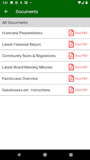 GateAccess Screen 3