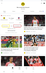 OneFootball-Fußball News Screenshot