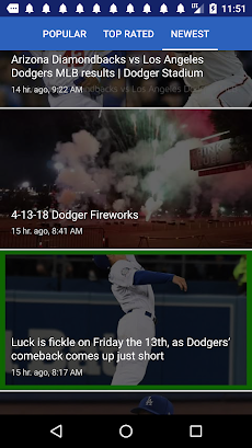Los Angeles Baseball News Blueのおすすめ画像4