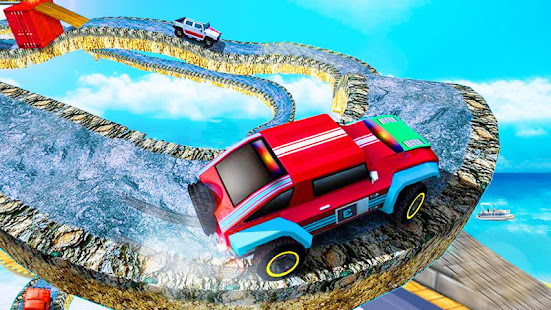 impossible stunt offroad car track type racer game 1.0.4 APK screenshots 1