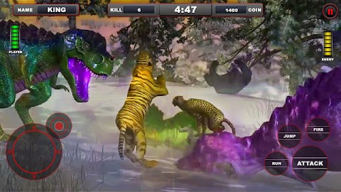 Lion vs Dinosaur Animal Simulaのおすすめ画像5