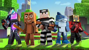 Cops N Robbers:Pixel Craft Gun - Screenshot 1