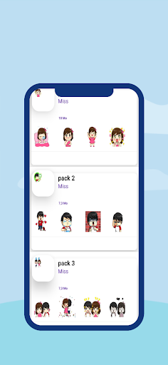 Android application Cute girl screenshort