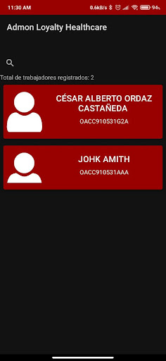 Loyalty Healthcare (Admon) Screen 2