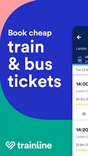 Trainline – Buy cheap European train  bus tickets Apk 3