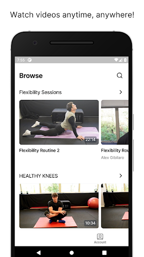 Android application Session:X screenshort