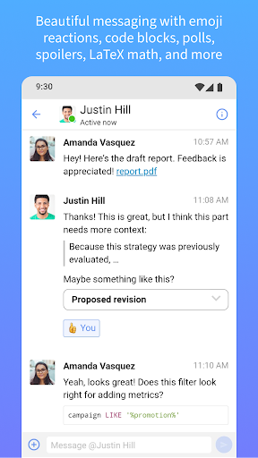 GSatChat Screen 2