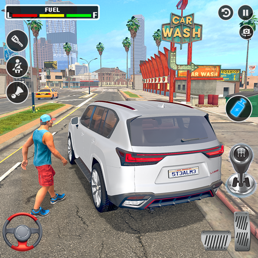 Prado Car parking game 3d 2024 logo