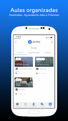 Android application Profes screenshort