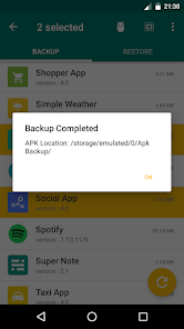 Captura de Pantalla 11 APK Backup android