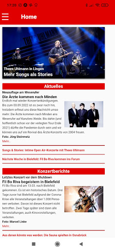 Android application Music2Web.de screenshort