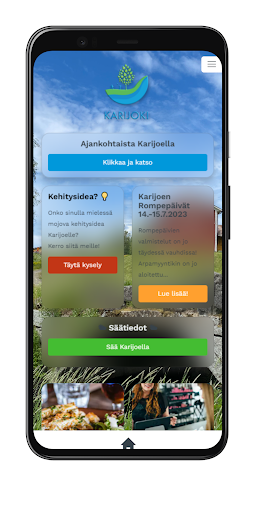 Android application Karijoki screenshort