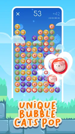 Game screenshot Игры с котиками-пузырьками apk download