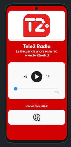 Android application tele2 radio screenshort