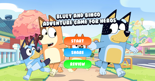 Bluey & Bingo Game family Run  screenshots 1