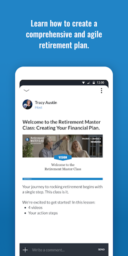 Android application Rock Retirement Club screenshort
