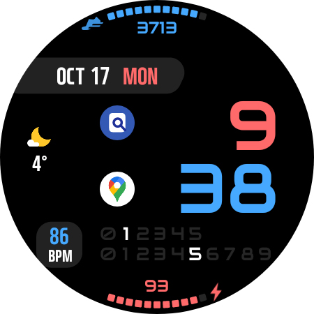 JJ-Digital016 Watch Face screenshot 21
