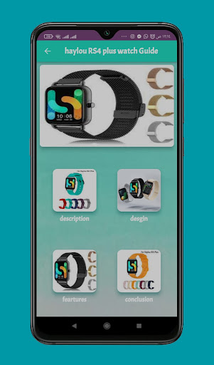 Android application haylou RS4 plus watch Guide screenshort