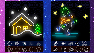 Game screenshot Glow Doodle Art - Color & Draw hack