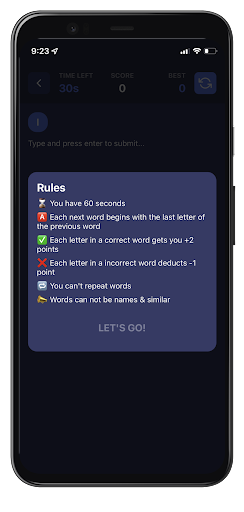 Worderland: The word chain Screen 2