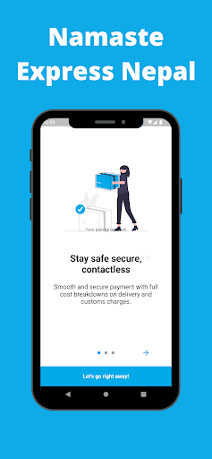 Android application Namasteex Customer screenshort
