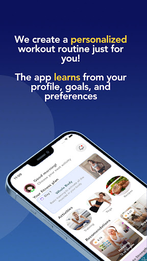 My Personal Trainer Screen 2