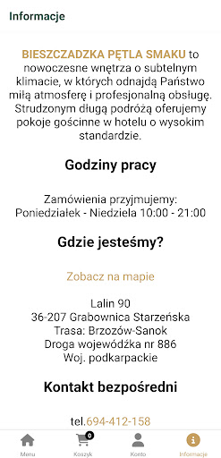 Bieszczadzka Pętla Smaków Screen 2