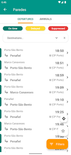 Catch UP Portuguese Trains Screen 2