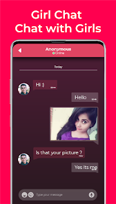 Captura de Pantalla 1 Random Chat Girls - Flirt chat android