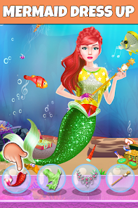 Captura 10 Mermaid Girls Makeover Games android