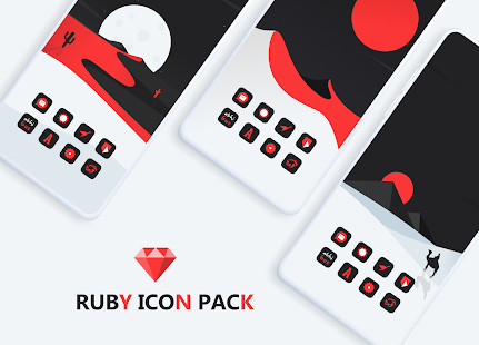 Ruby Icon Pack v1.3 Mod APK Sap