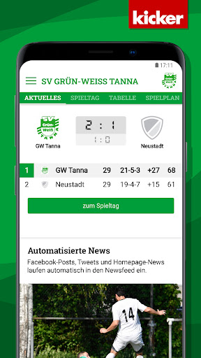 SV Grün-Weiß Tanna Screen 3